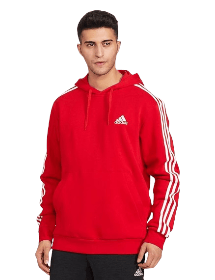 Adidas Men`s Essentials 3-Stripes Hoodie